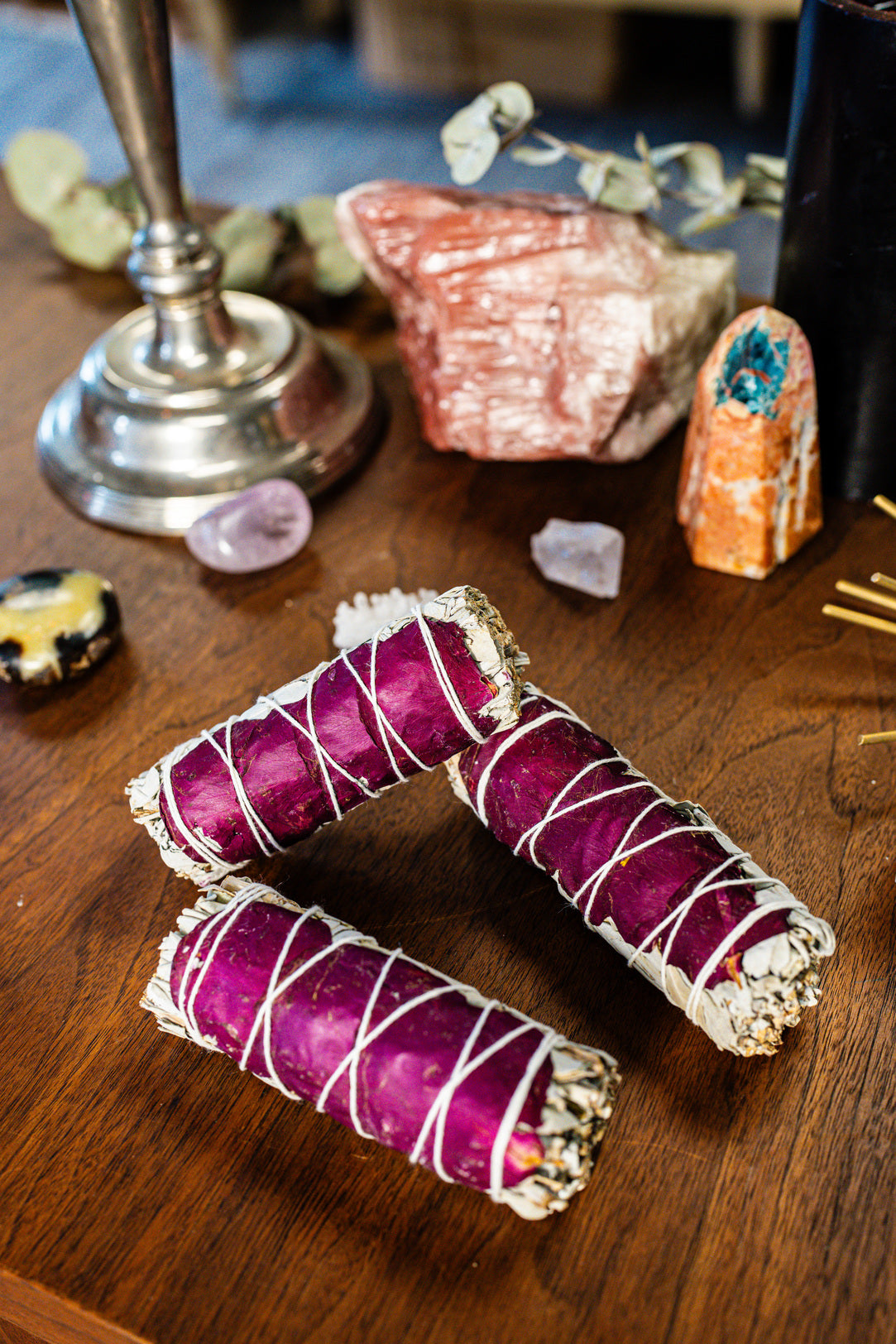 Rose Petal and White Sage Bundle
