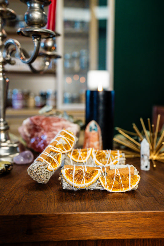 Sage Bundle | Orange, Cinnamon, and White Sage Bundle