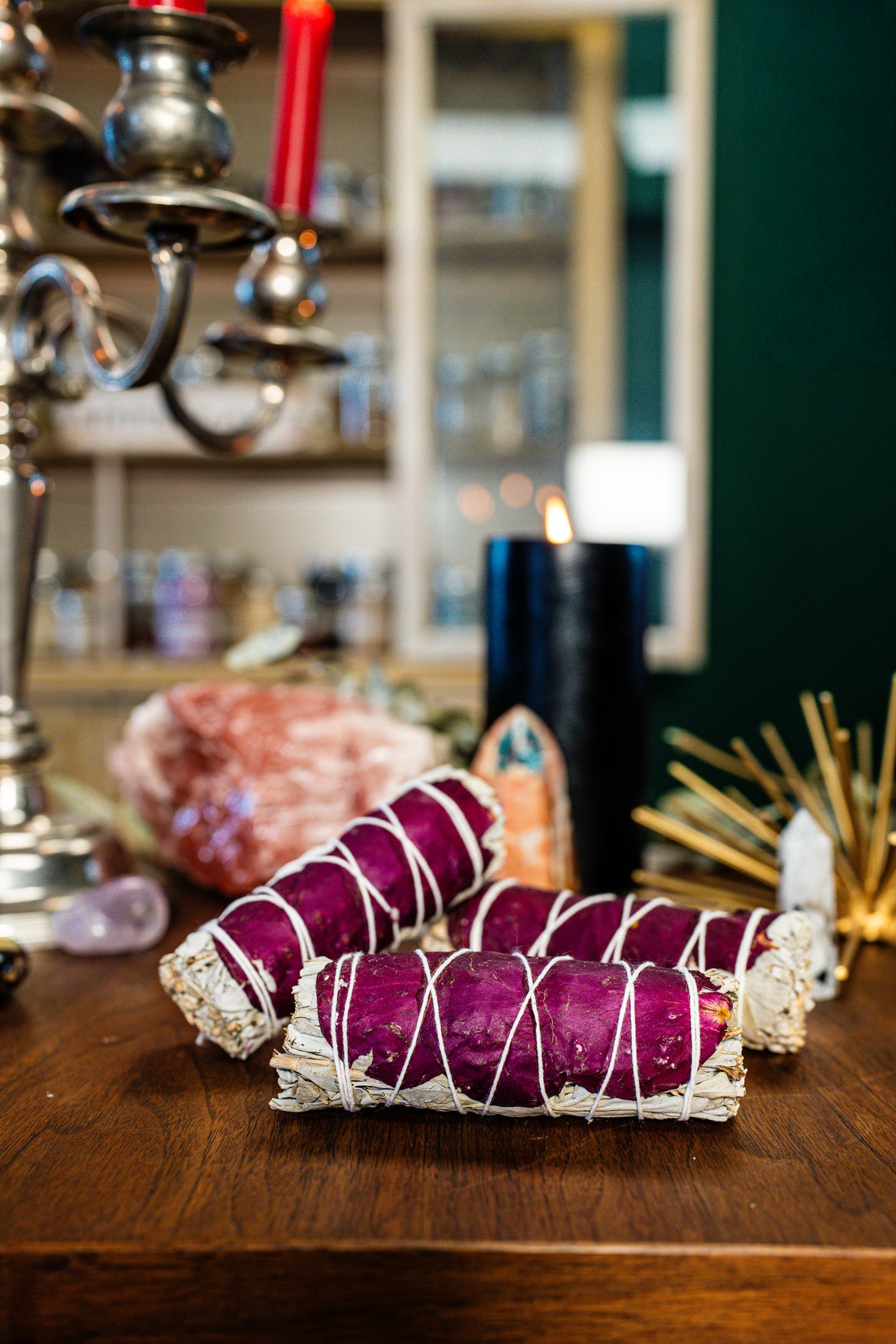 Rose Petal and White Sage Bundle